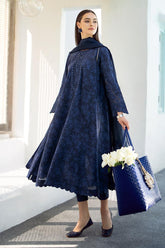 BAROQUE LAWN PRINTED EMBROIDERY DRESS 3 PIECE UNSTITCHED 2292
